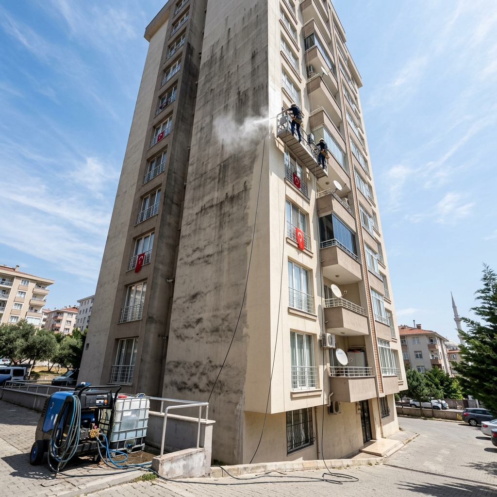 malatya temizlik - dış cephe temizliği